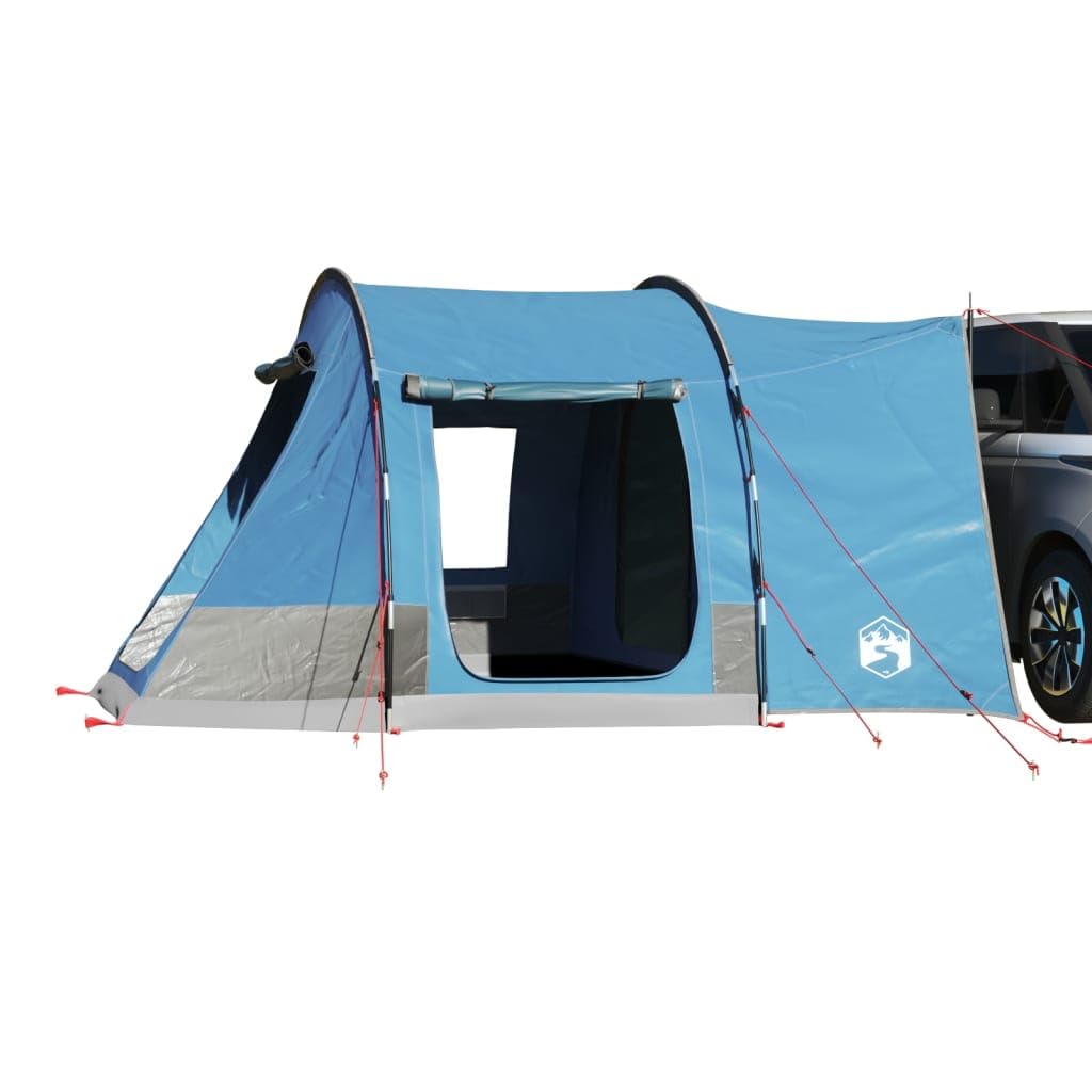 vidaXL Tienda de campaña de Coche para 2 Personas Impermeable Azul, Tienda, Tienda de jardín, Refugio de Exterior, Tienda de Camping