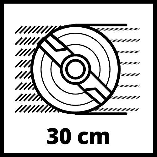 Einhell Cortacésped a batería GE-CM 18/30 Li-Solo Power X-Change (18 V, 30 cm ancho de corte, hasta 150 m², Brushless, 25L bolsa recolectora, 30-70 mm altura de corte, sin batería)