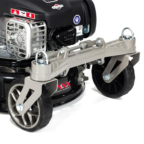 NAX POWER PRODUCTS 1000S motor Briggs & Stratton serie 450E 125 cm3 ancho de corte 42 cm cesta 45l sistema de lavado de la carcasa cortacésped a gasolina con tracción
