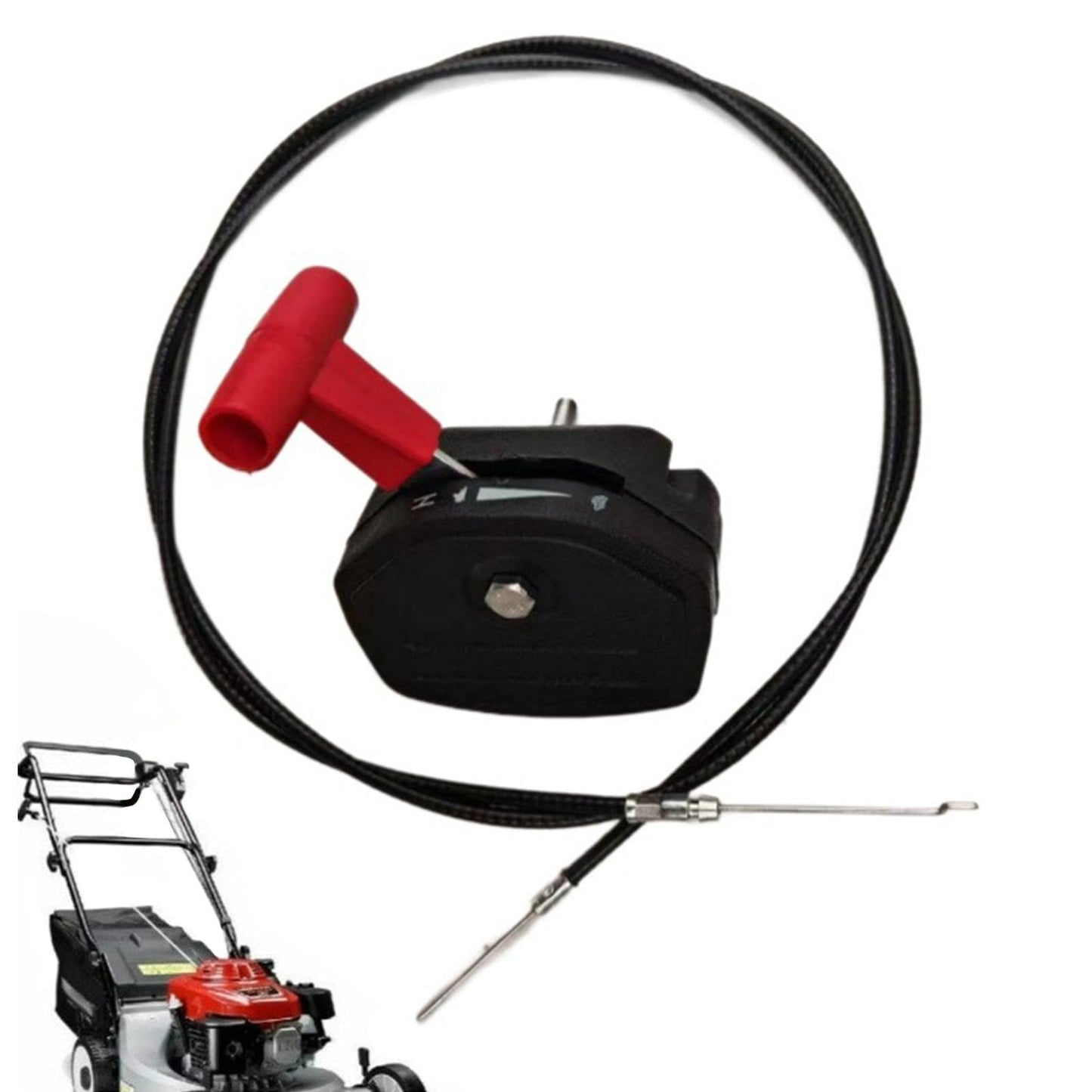 Throttle Cable for Lawn Mowers, Control Cable Replacement, Ergonomic Mower Cable, Mower Throttle Cable, Replacement Throttle Cable, Lawn Mower Cable Parts, Mower Control Cable