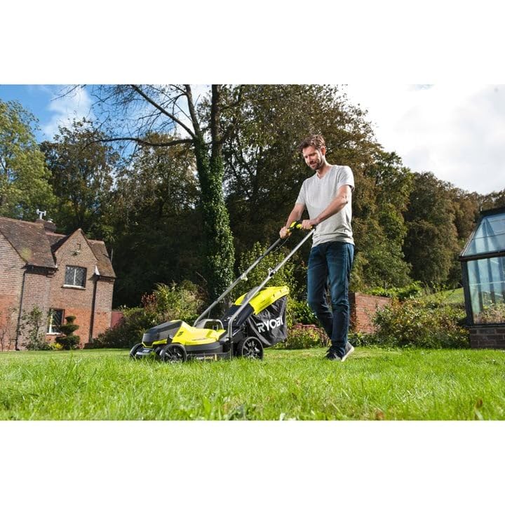 Ryobi RLM1833BLT1825M Kit de cortacésped, cortabordes y batería (1x4,0Ah)