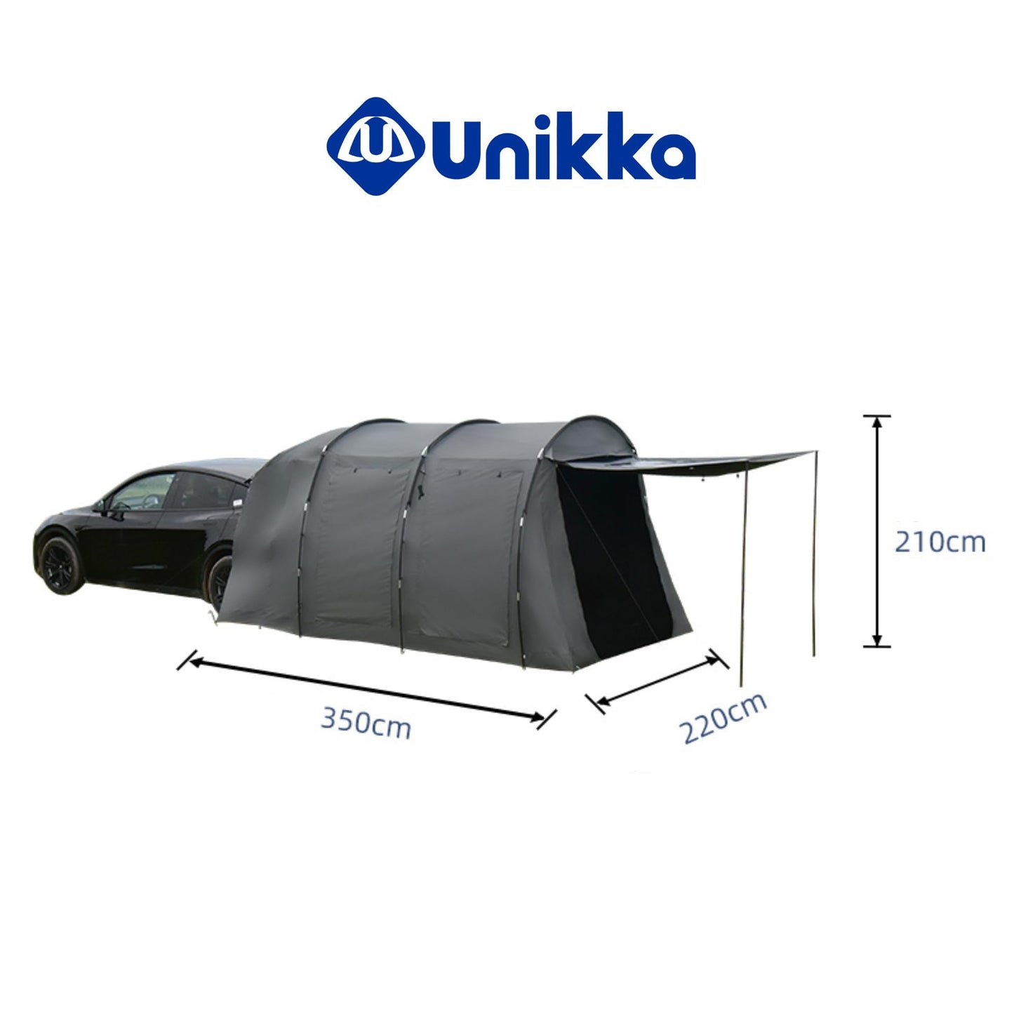 Unikka Tailgate Essential – Tienda de campaña para coche, resistente al agua y adecuada para todos los modelos de vehículos