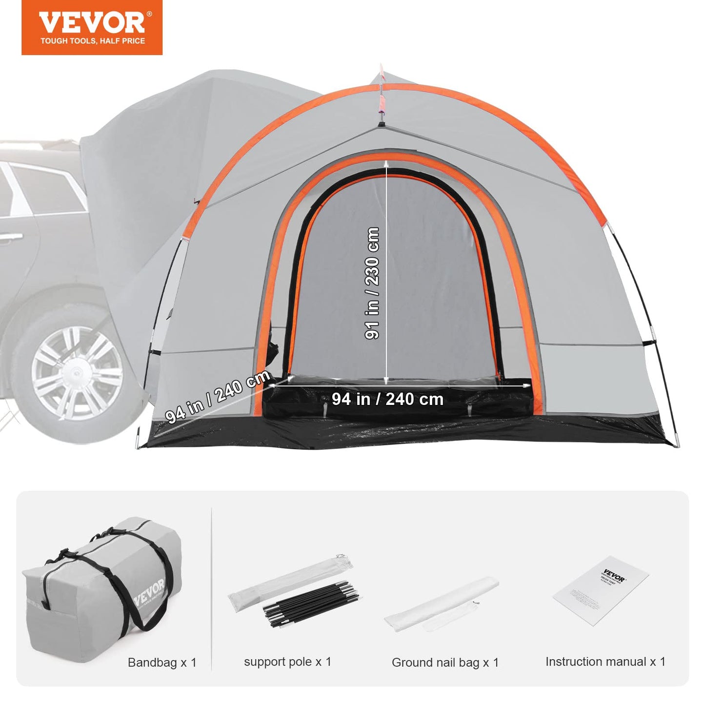VEVOR Carpa para camioneta Tienda de campaña para camión