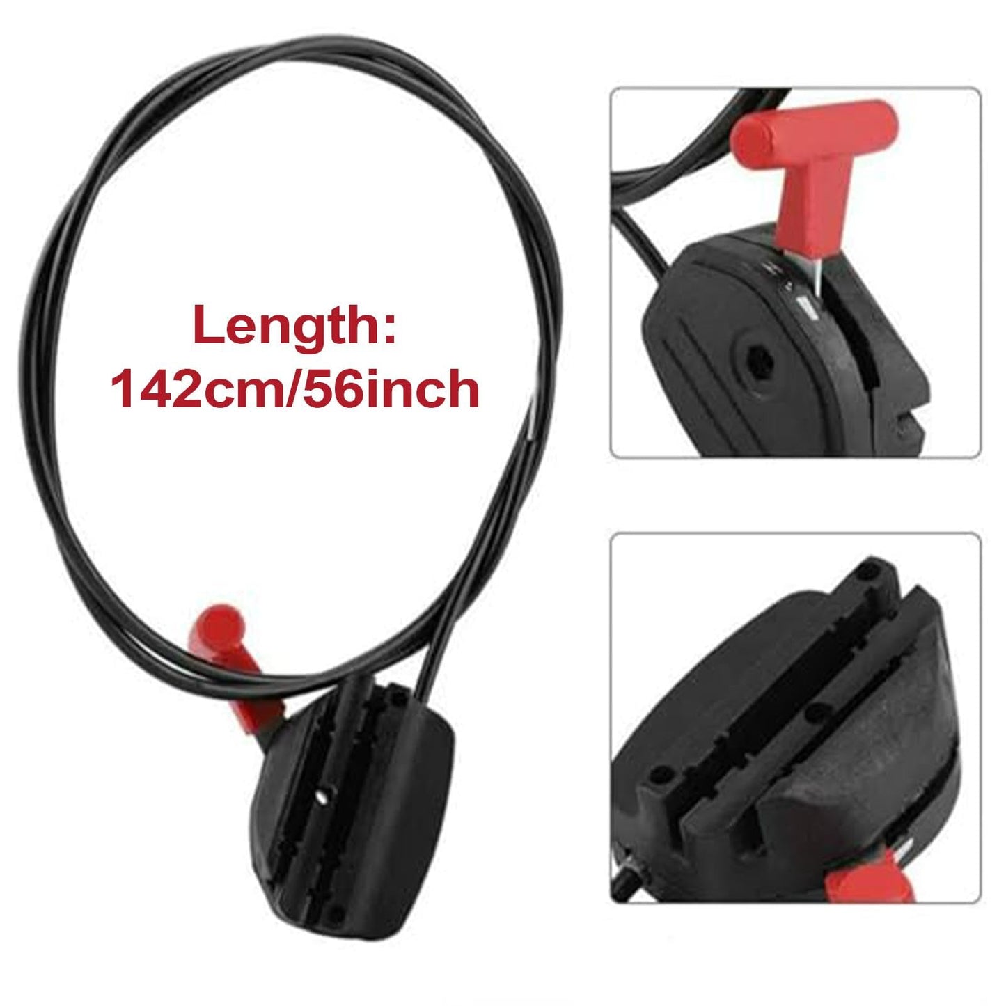 Throttle Cable for Lawn Mowers, Control Cable Replacement, Ergonomic Mower Cable, Mower Throttle Cable, Replacement Throttle Cable, Lawn Mower Cable Parts, Mower Control Cable