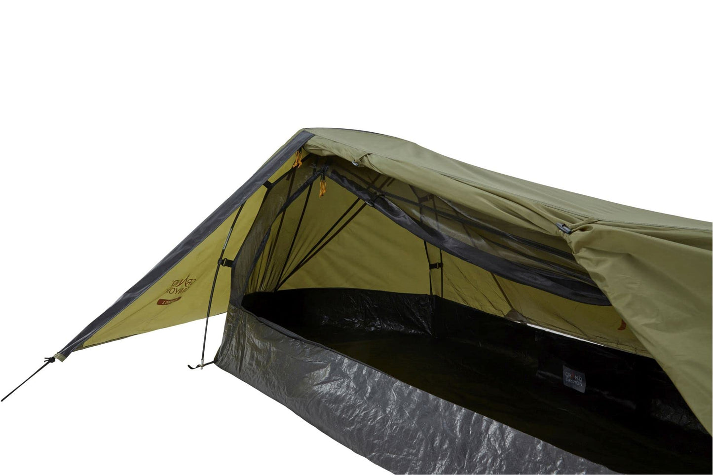 Grand Canyon Richmond 1 - Tienda de túnel para 1 Persona, Ultraligera, Impermeable, tamaño pequeño, Tienda para Trekking, Camping, Exterior | Capulet Olive (Verde)