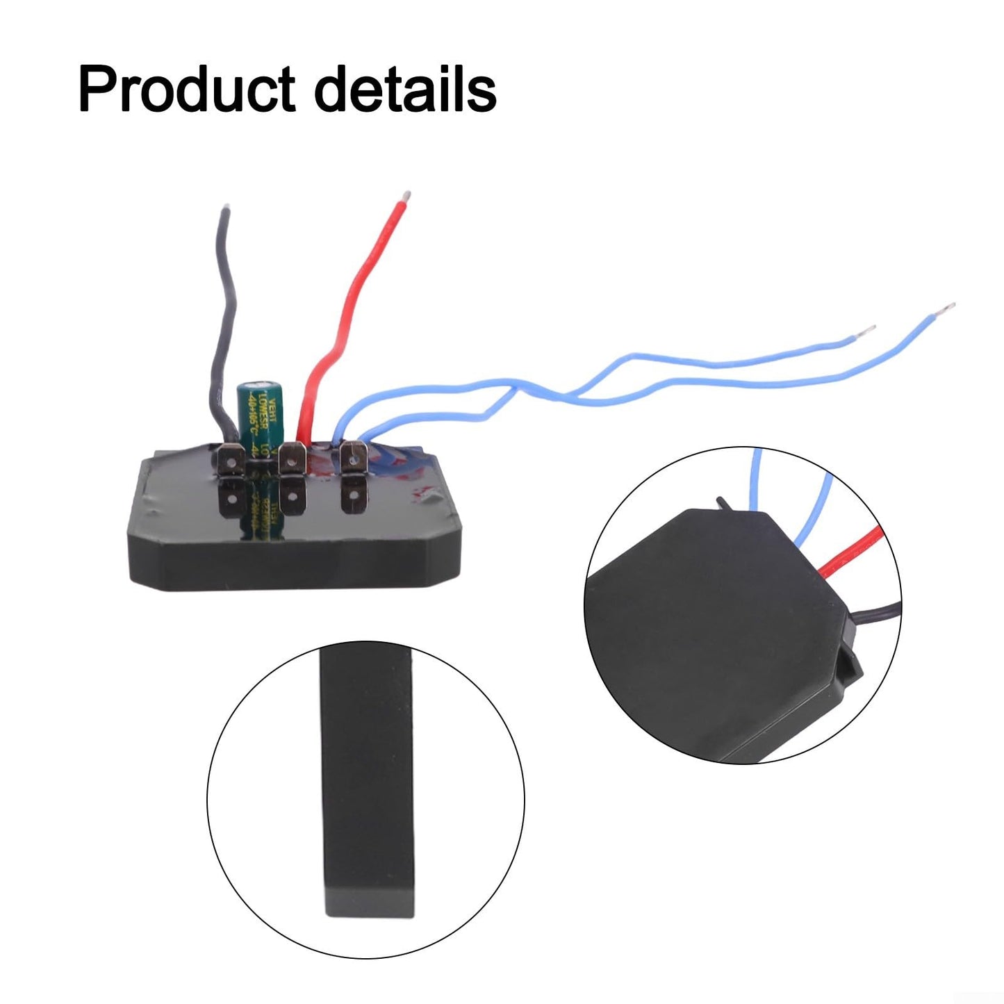 Gdfnmogo Metal Brushless Lawn Mower Control Board 18V 24V Módulo Controlador Electrónico Para Cortasetos De Jardín Herramienta Eléctrica