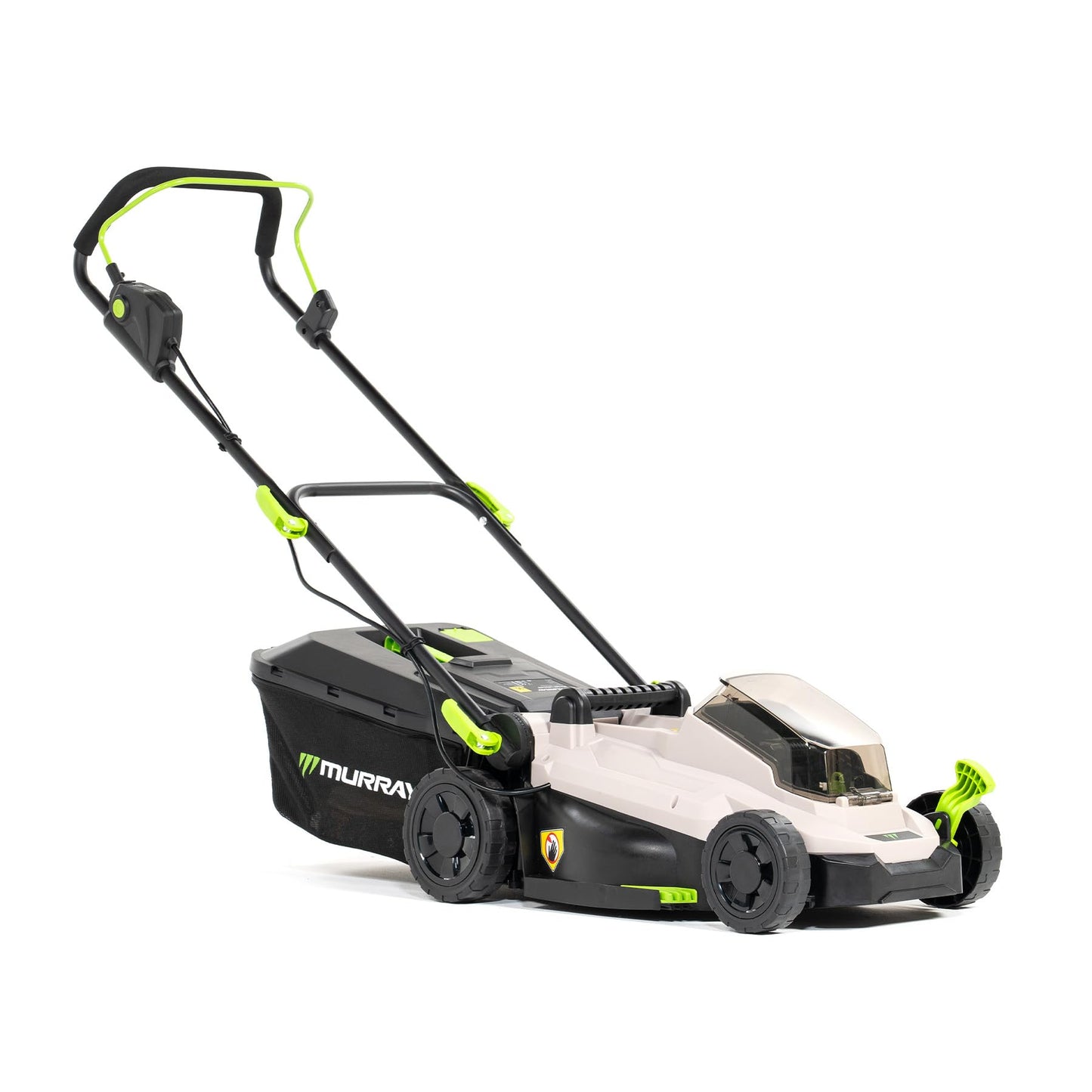 Murray Cortacésped Inalámbrico 20V Li-Ion con Motor de Inducción 2900/min MU-BAT-LM33-KIT – Ancho de Corte de 33 cm, Recogedor de Césped de 32L – 5 Niveles – Mulching, Trasera, Recogedor