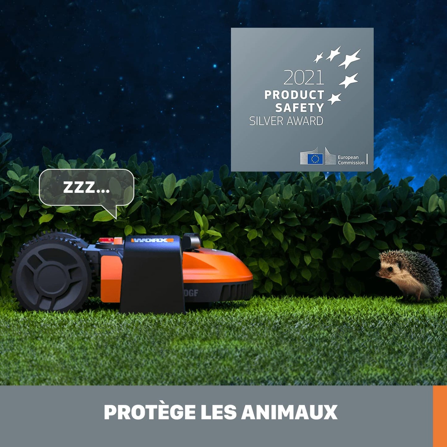 WORX Robot cortacésped Landroid M500 Plus 20V Máx. | WR165E | Superficie de hasta 500m2 | Pendientes de hasta el 35% | Navegación Inteligente |Cut to Edge 2,6 cm del Borde