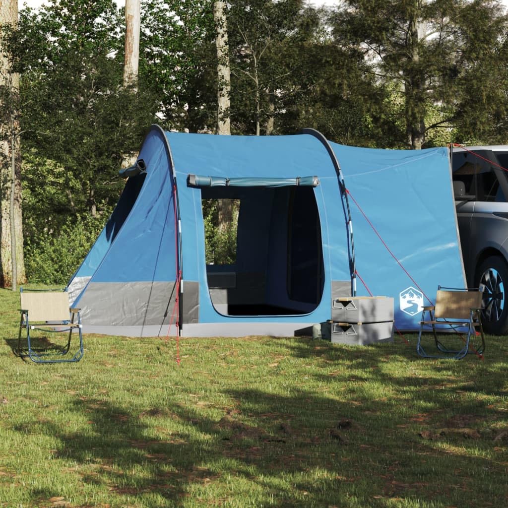 vidaXL Tienda de campaña de Coche para 2 Personas Impermeable Azul, Tienda, Tienda de jardín, Refugio de Exterior, Tienda de Camping