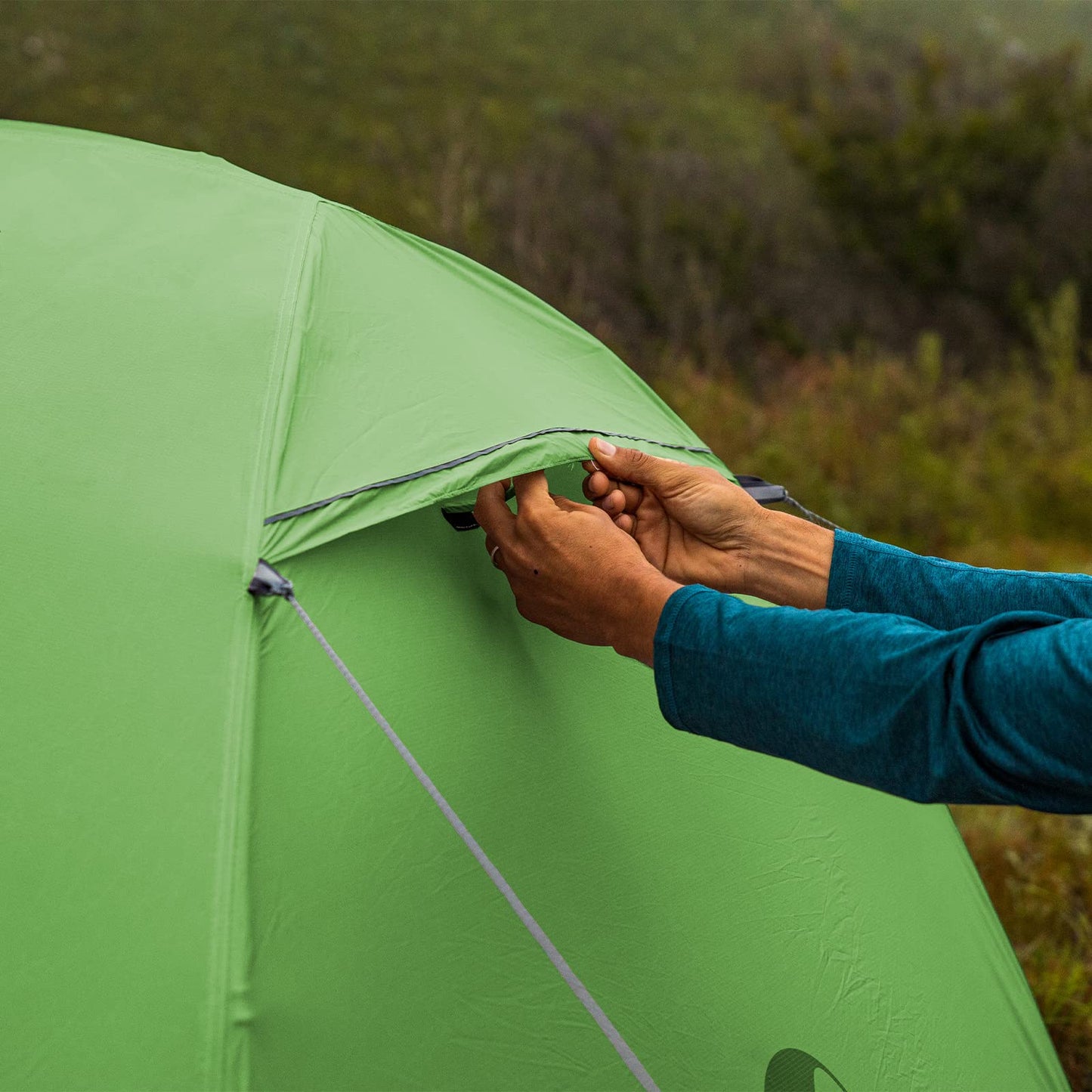 Naturehike Star-River Tienda de Campaña 20D Silicona Tela Ultraligero 2 Persona 4 Estaciones(20D Verde)