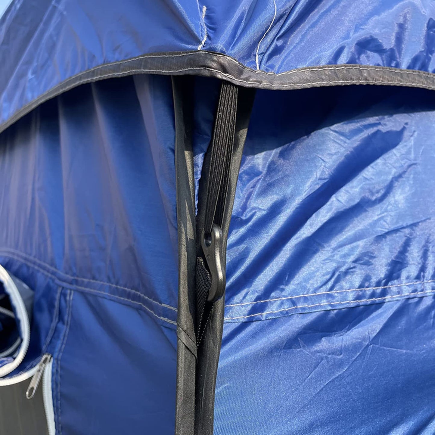 LSyySy Tienda de campaña trasera desplegable para automóvil, SUV, para camping, tiendas de campaña para campistas, tienda de campaña multiusos conectada al vehículo, ajuste universal