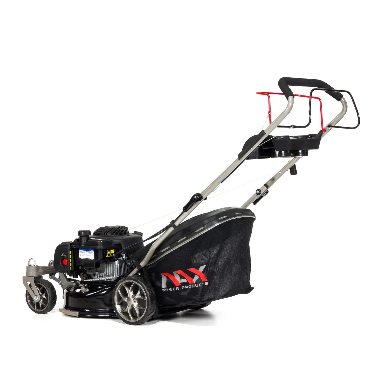 NAX POWER PRODUCTS 1000S motor Briggs & Stratton serie 450E 125 cm3 ancho de corte 42 cm cesta 45l sistema de lavado de la carcasa cortacésped a gasolina con tracción