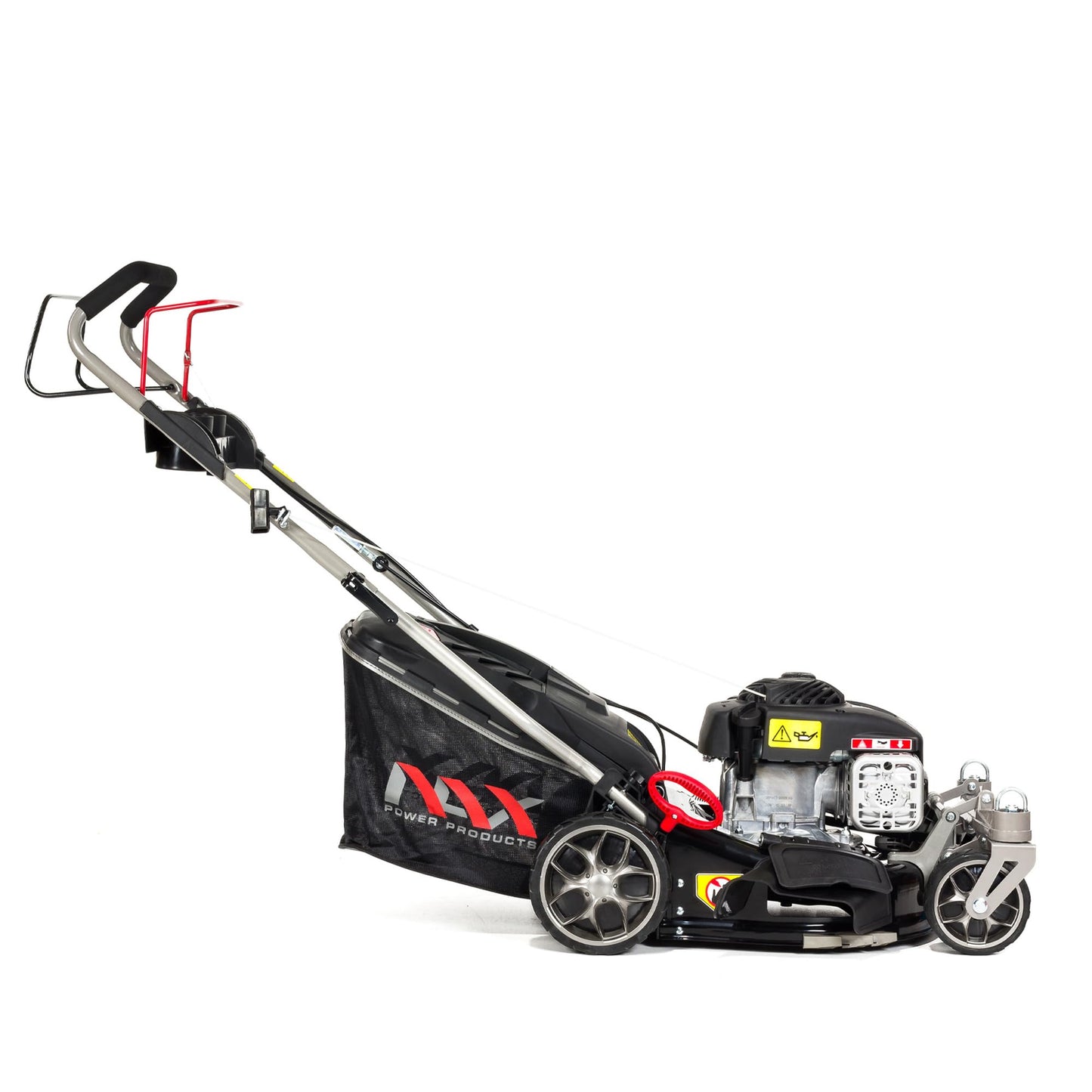 NAX POWER PRODUCTS 1000S motor Briggs & Stratton serie 450E 125 cm3 ancho de corte 42 cm cesta 45l sistema de lavado de la carcasa cortacésped a gasolina con tracción