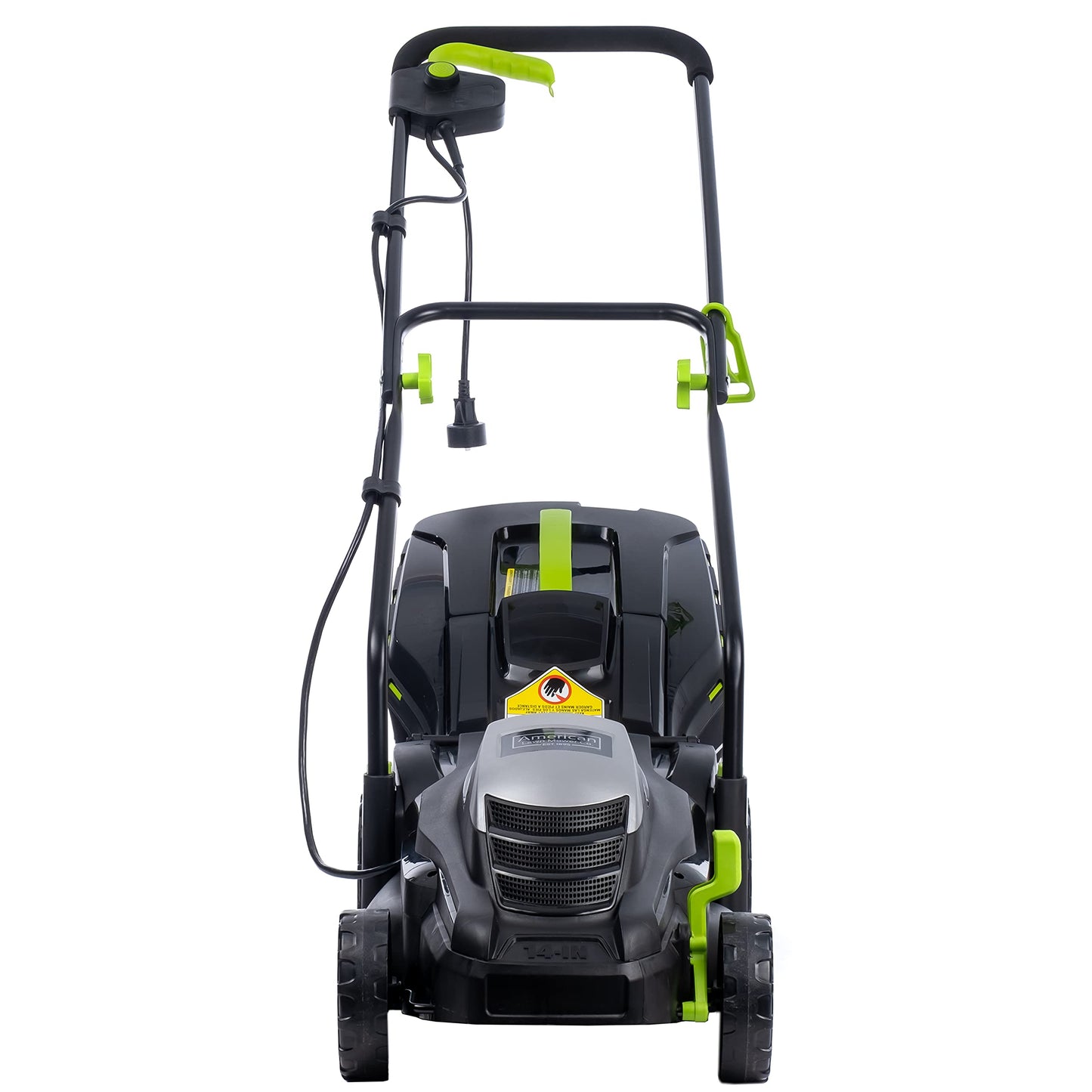 American Lawn Mower Company 50514 Cortacésped eléctrico con cable de 14 pulgadas, 11 amperios, color negro