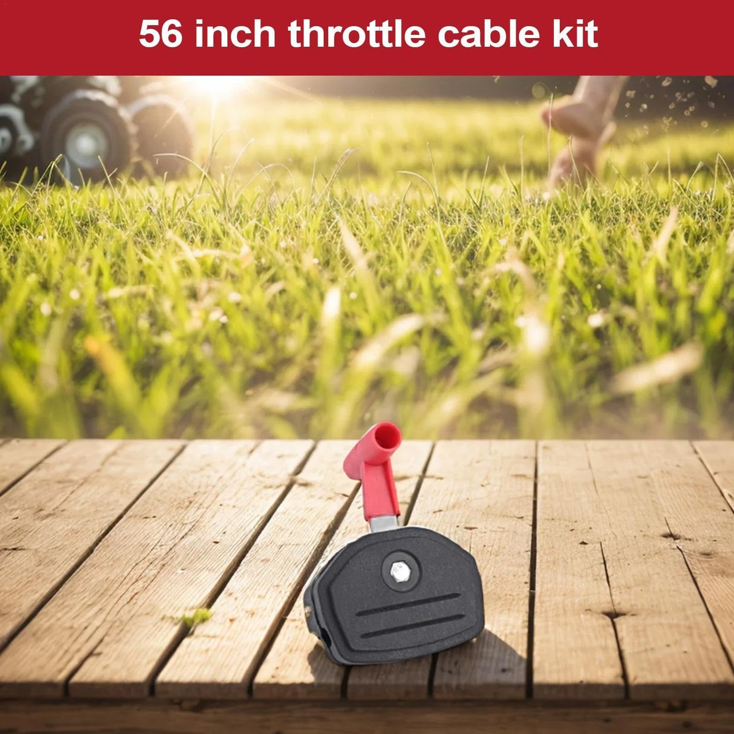 Throttle Cable for Lawn Mowers, Control Cable Replacement, Ergonomic Mower Cable, Mower Throttle Cable, Replacement Throttle Cable, Lawn Mower Cable Parts, Mower Control Cable