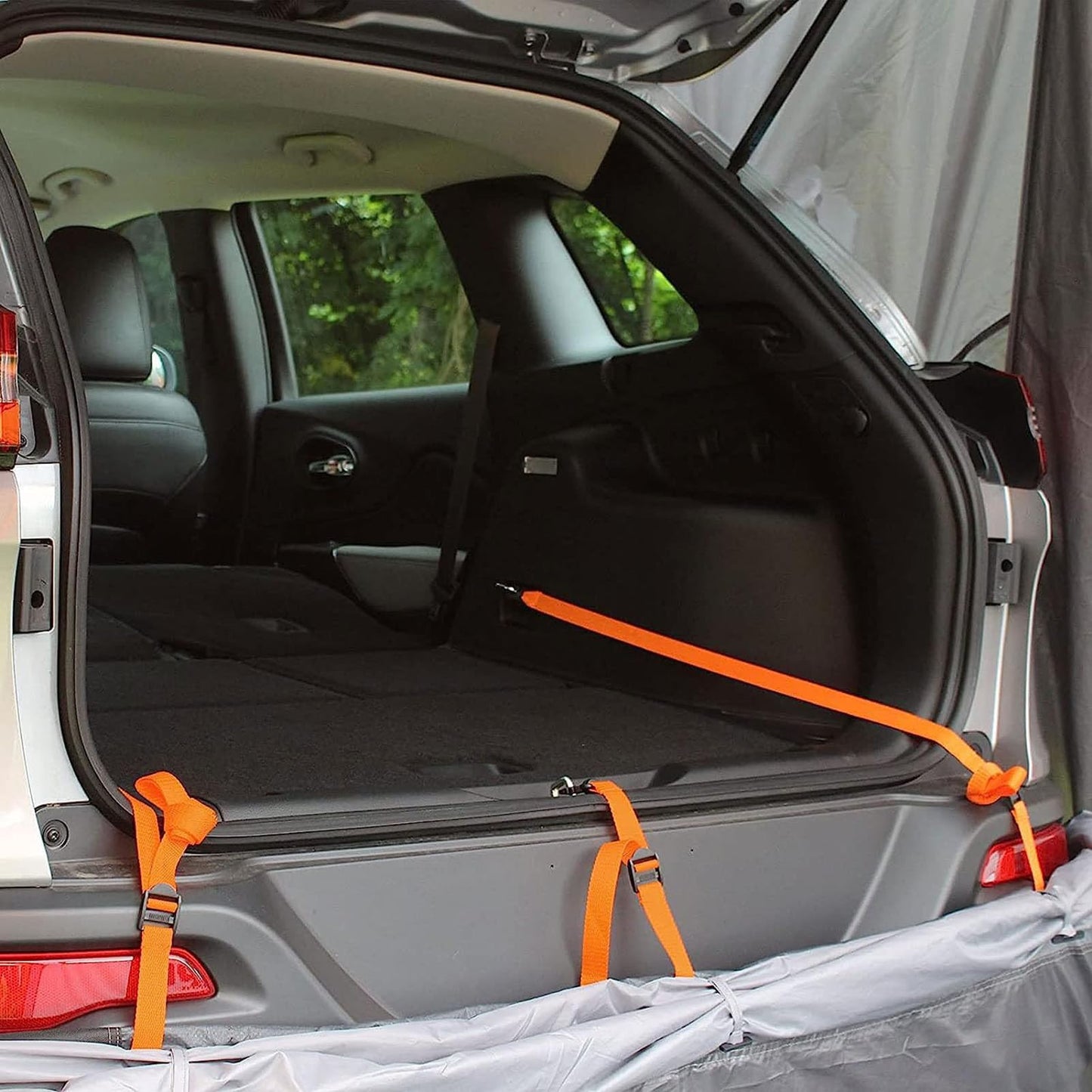 Tienda de campaña for coche, puerta trasera, refugio for maletero, coche, camping, SUV, tienda de campaña for maletero, 5-6 personas, universal, impermeable, for exteriores, toldo for coche, SUV
