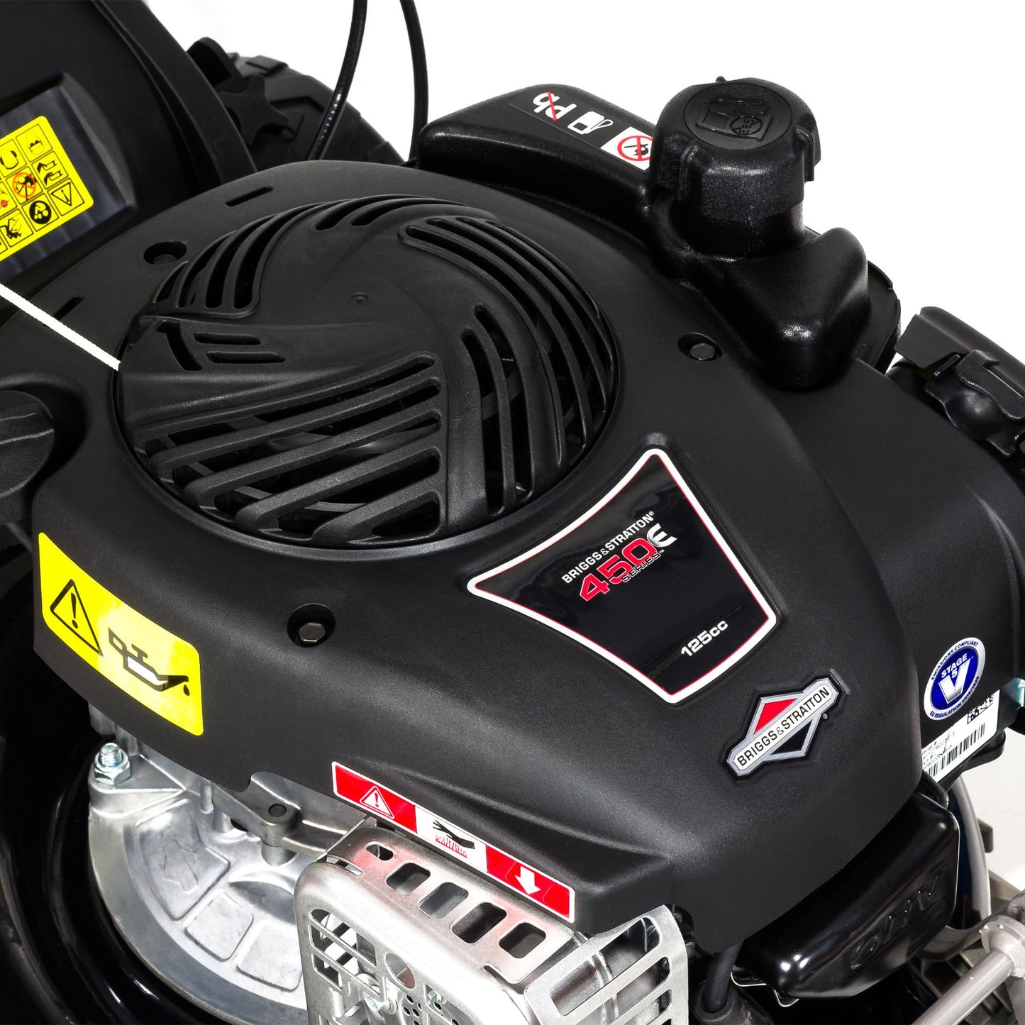 NAX POWER PRODUCTS 1000S motor Briggs & Stratton serie 450E 125 cm3 ancho de corte 42 cm cesta 45l sistema de lavado de la carcasa cortacésped a gasolina con tracción