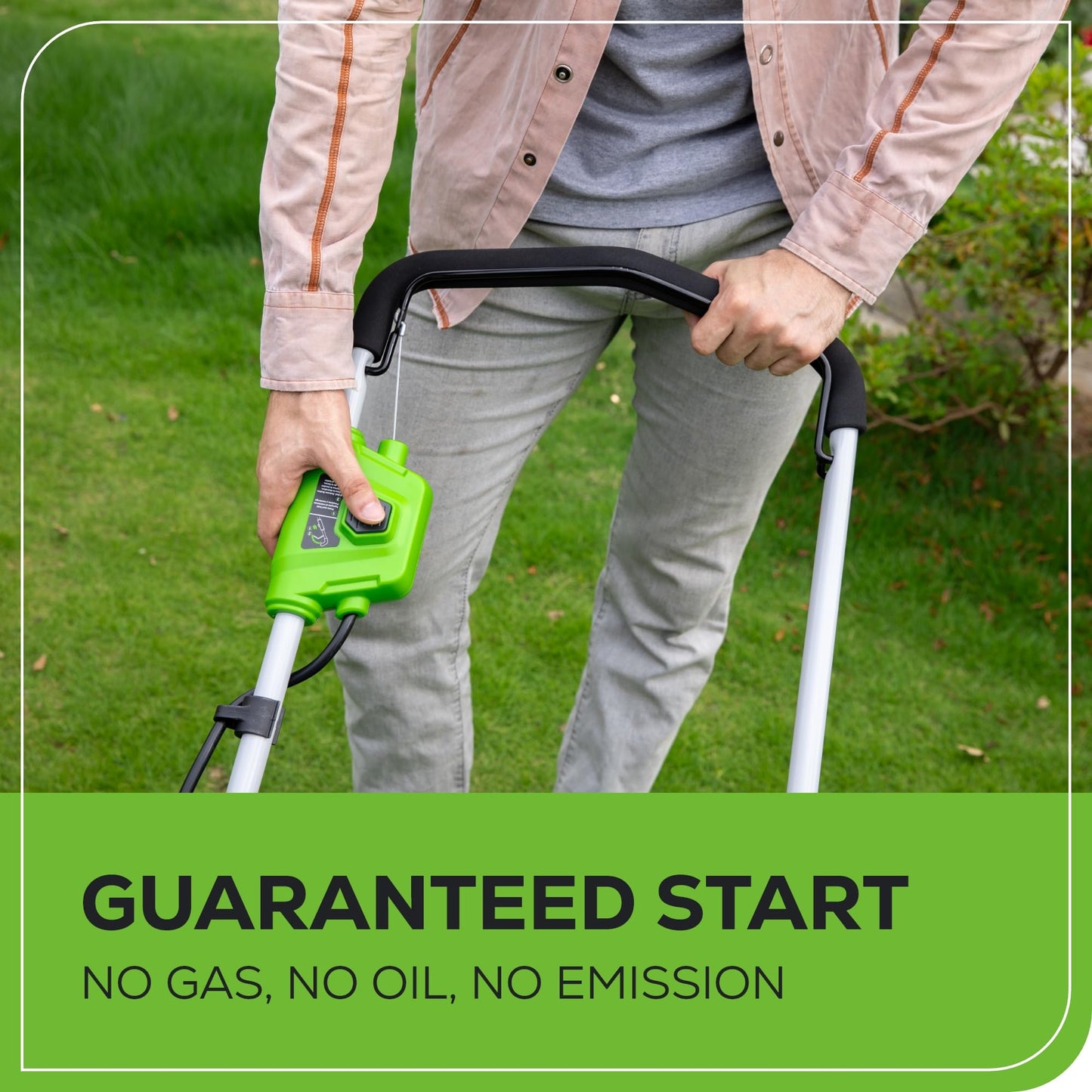 Greenworks 17-Inch 40V Cordless Lawn Mower, Battery Not Included MO40B01