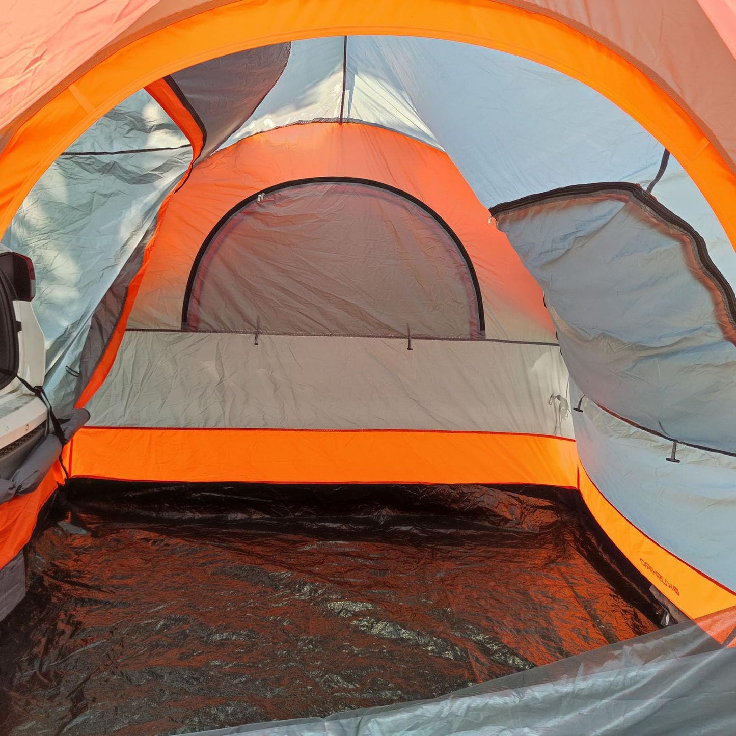 Tienda de campaña for coche, puerta trasera, refugio for maletero, coche, camping, SUV, tienda de campaña for maletero, 5-6 personas, universal, impermeable, for exteriores, toldo for coche, SUV