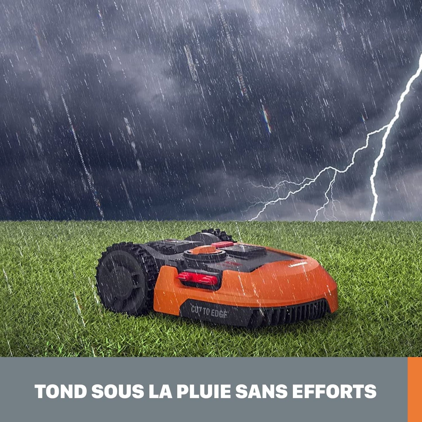 WORX Robot cortacésped Landroid M500 Plus 20V Máx. | WR165E | Superficie de hasta 500m2 | Pendientes de hasta el 35% | Navegación Inteligente |Cut to Edge 2,6 cm del Borde