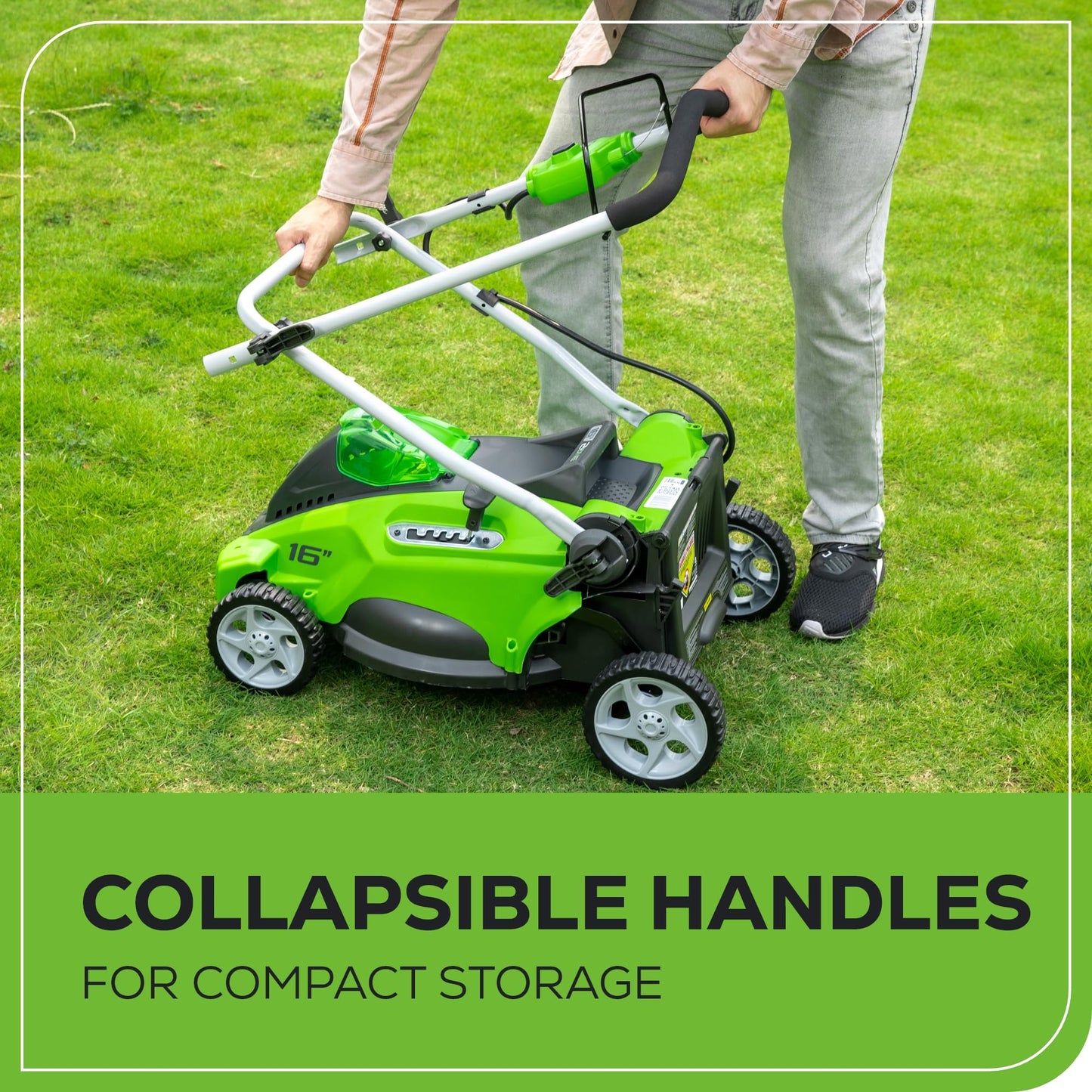 Greenworks 17-Inch 40V Cordless Lawn Mower, Battery Not Included MO40B01