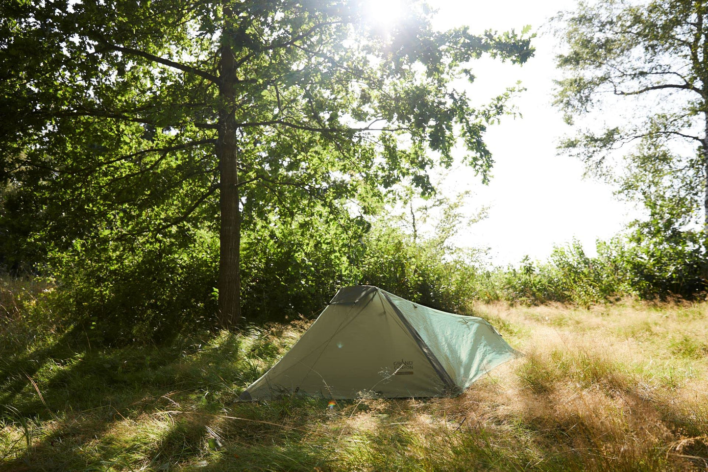Grand Canyon Richmond 1 - Tienda de túnel para 1 Persona, Ultraligera, Impermeable, tamaño pequeño, Tienda para Trekking, Camping, Exterior | Capulet Olive (Verde)