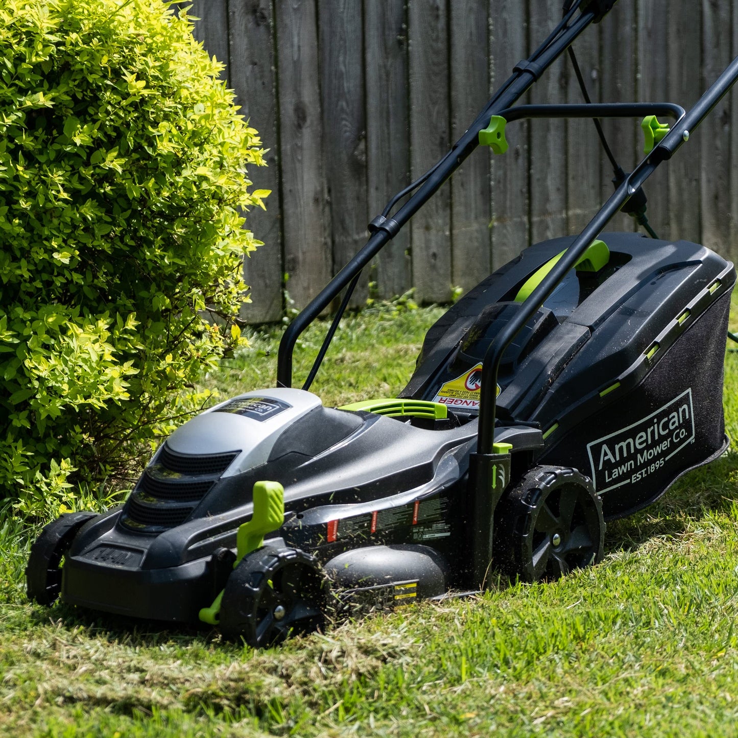 American Lawn Mower Company 50514 Cortacésped eléctrico con cable de 14 pulgadas, 11 amperios, color negro