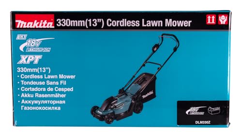 Cortadora de césped Makita DLM330Z de 18 V y 13 pulgadas (solo herramienta)