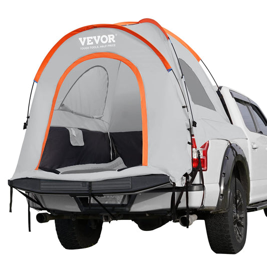 VEVOR Tienda de Campaña para Camioneta 160x165x170 cm con Capa de Lluvia y Bolsa de Transporte Tienda de camión de Doble Capa PU2000mm Impermeable para 2-3 Personas, para Acampar Viajar al Aire Libre