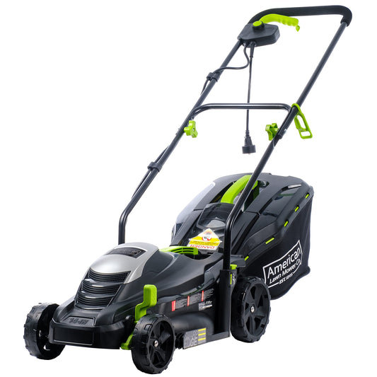 American Lawn Mower Company 50514 Cortacésped eléctrico con cable de 14 pulgadas, 11 amperios, color negro